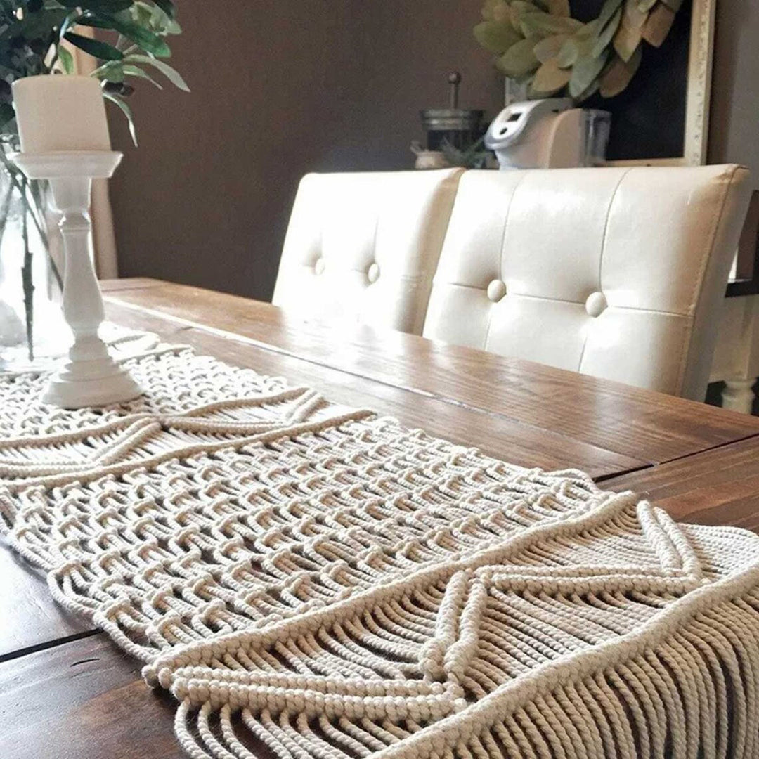 Macrame Table Runner