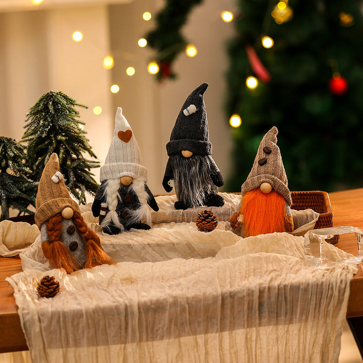 Decorative Christmas gnome figure