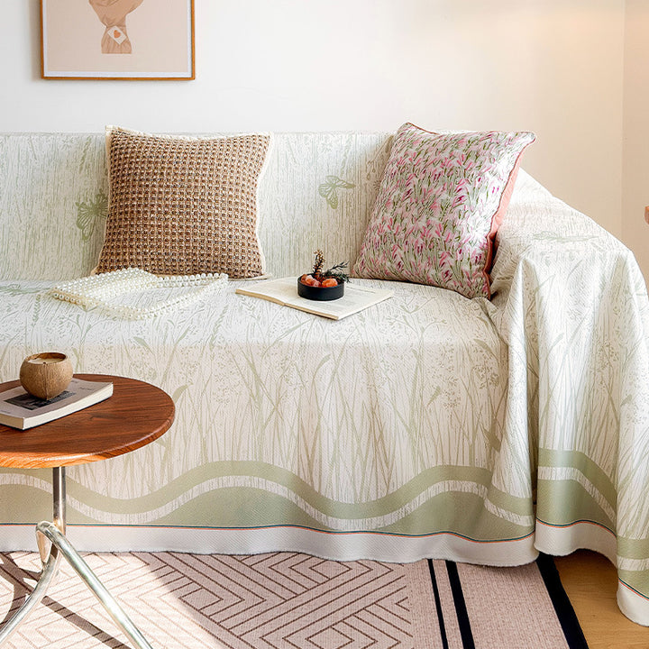 Floral Print Sofa Cover