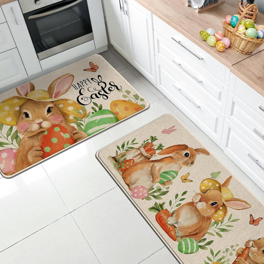 Children's Easter-Themed Kitchen Floor Mat