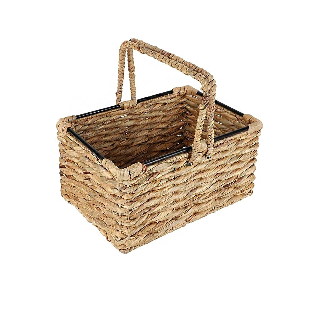 Eco-Friendly Fabric-Lined Storage Basket
