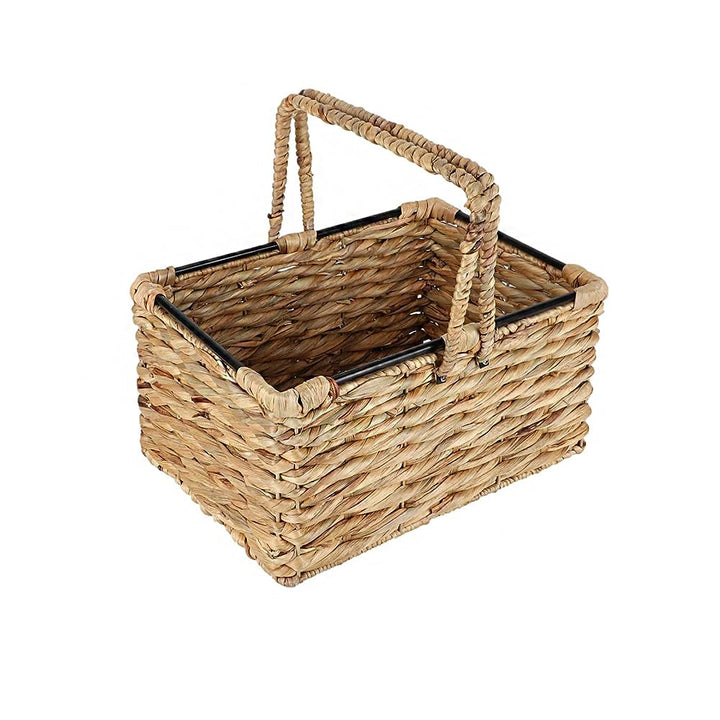 Eco-Friendly Fabric-Lined Storage Basket