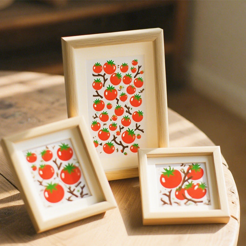 Whimsical Tomato Art Print Frame