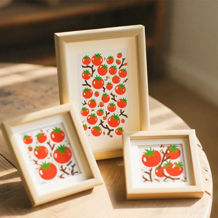 Whimsical Tomato Art Print Frame