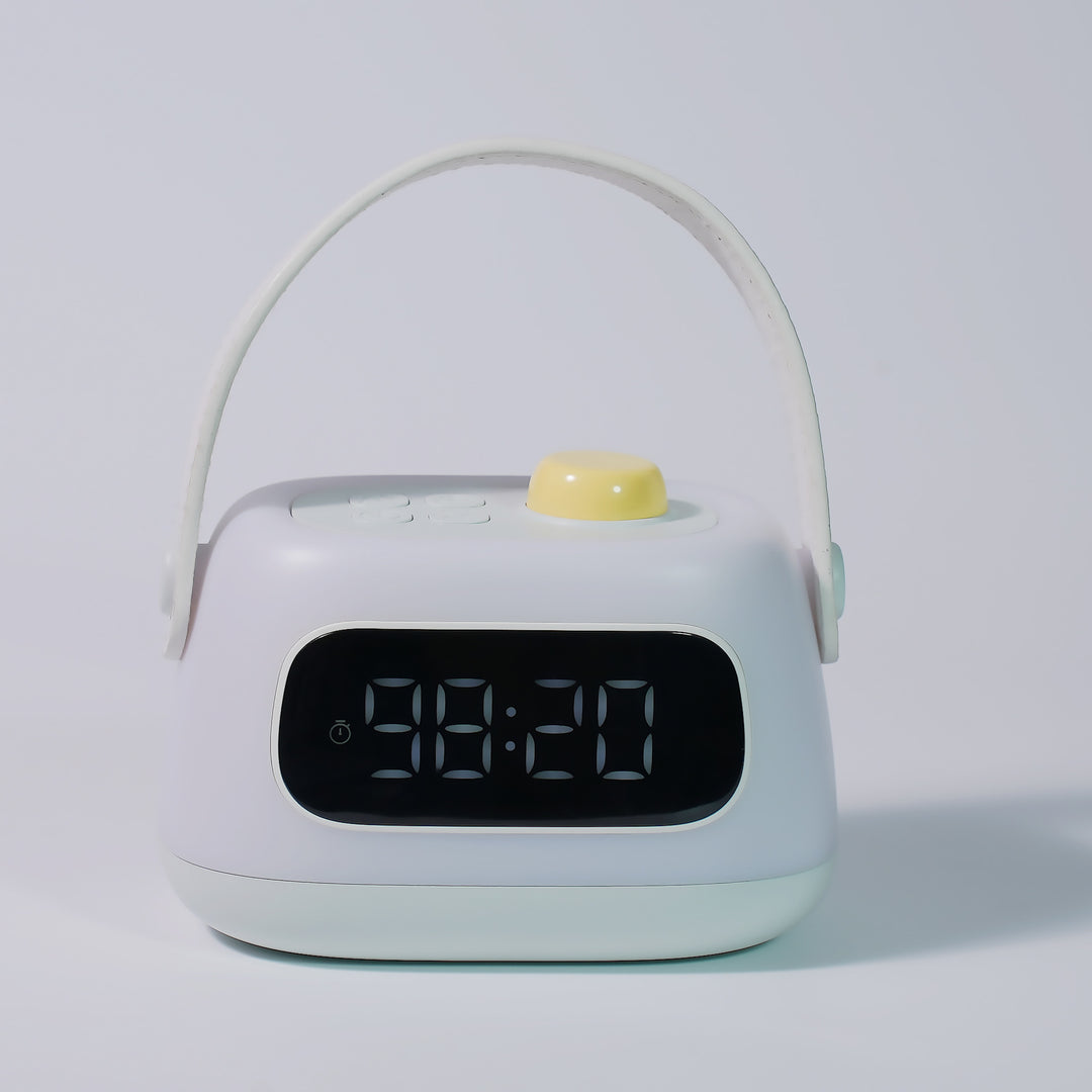 Wearable rechargeable ambient lamp with adjustable warmth dial