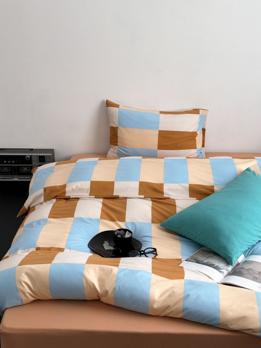 Decorative Geometric Patterned Duvet Cover Set Avarnia