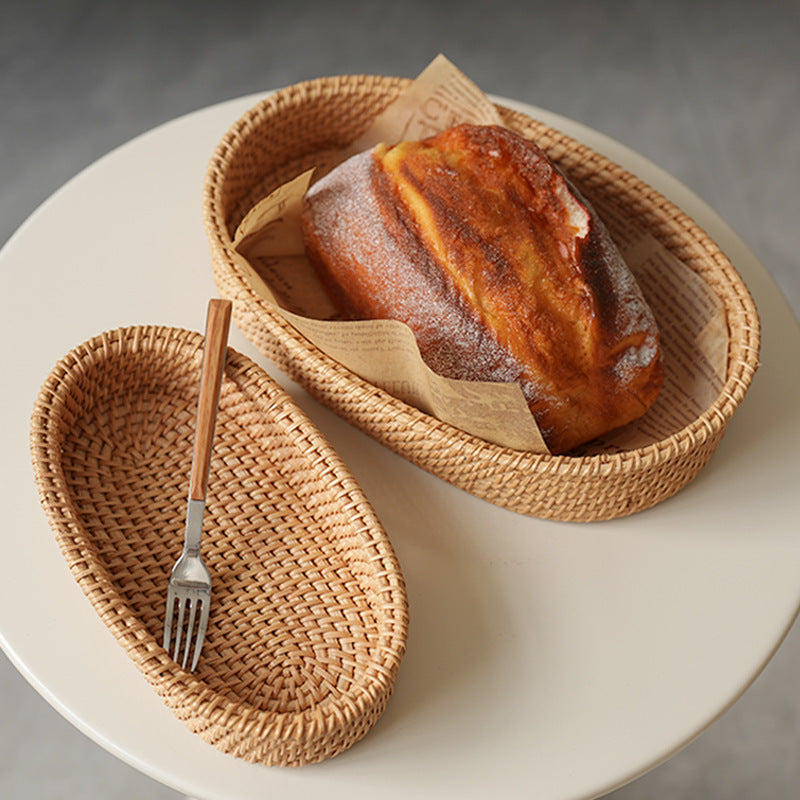 Oval Natur Basket made of Rattan