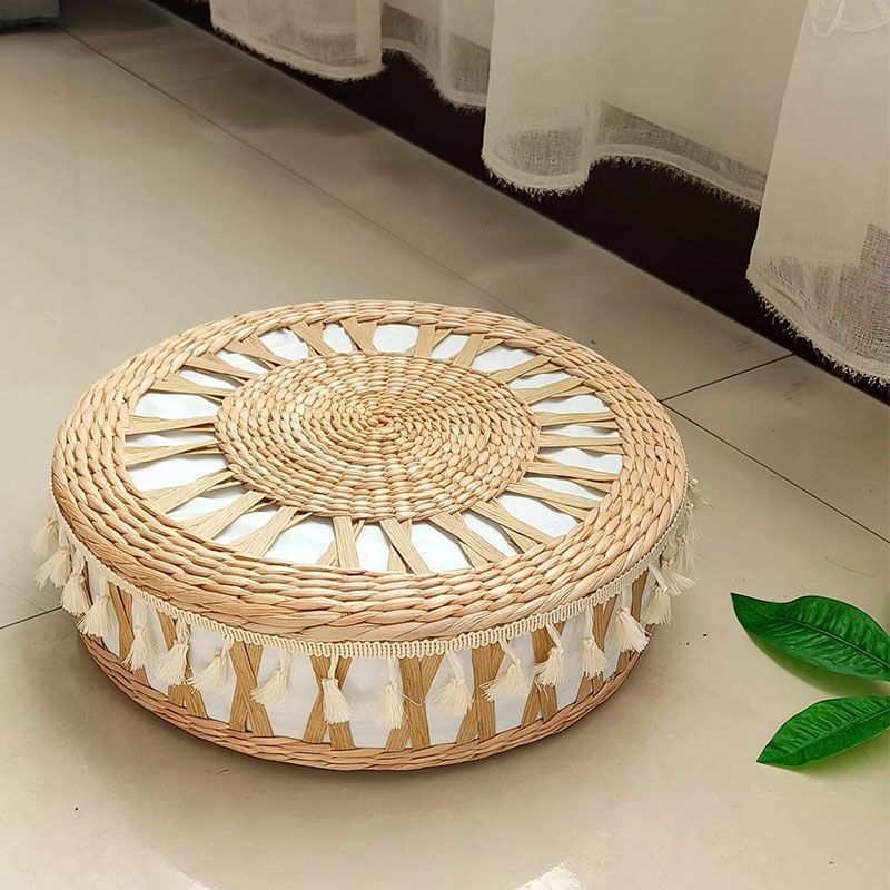Handcrafted Pouf in Boho Style
