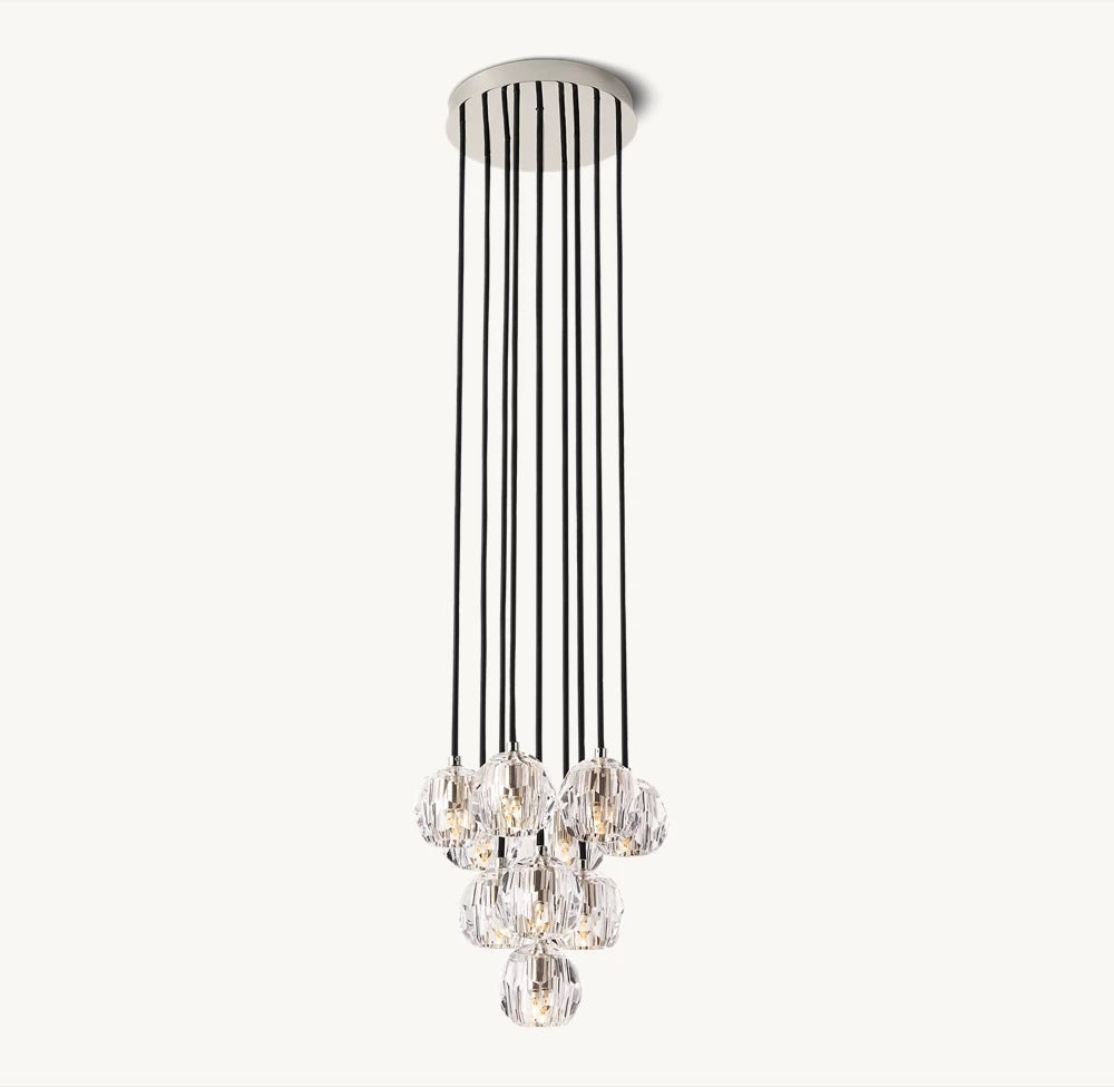 Crystal pendant lamp