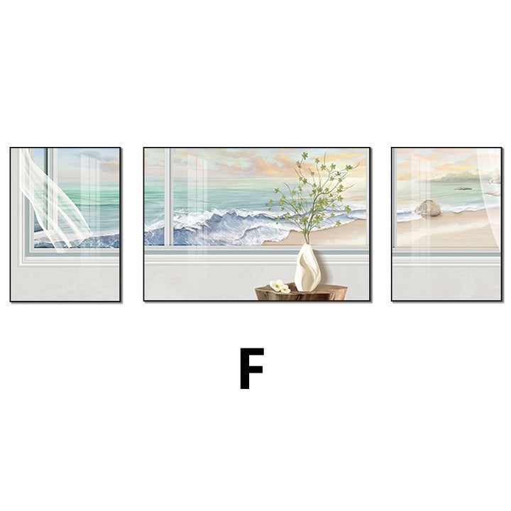 Coastal Landscape Framed Art Set