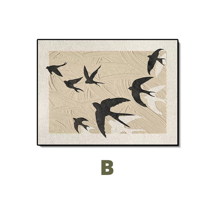 Framed Birds Wall Art