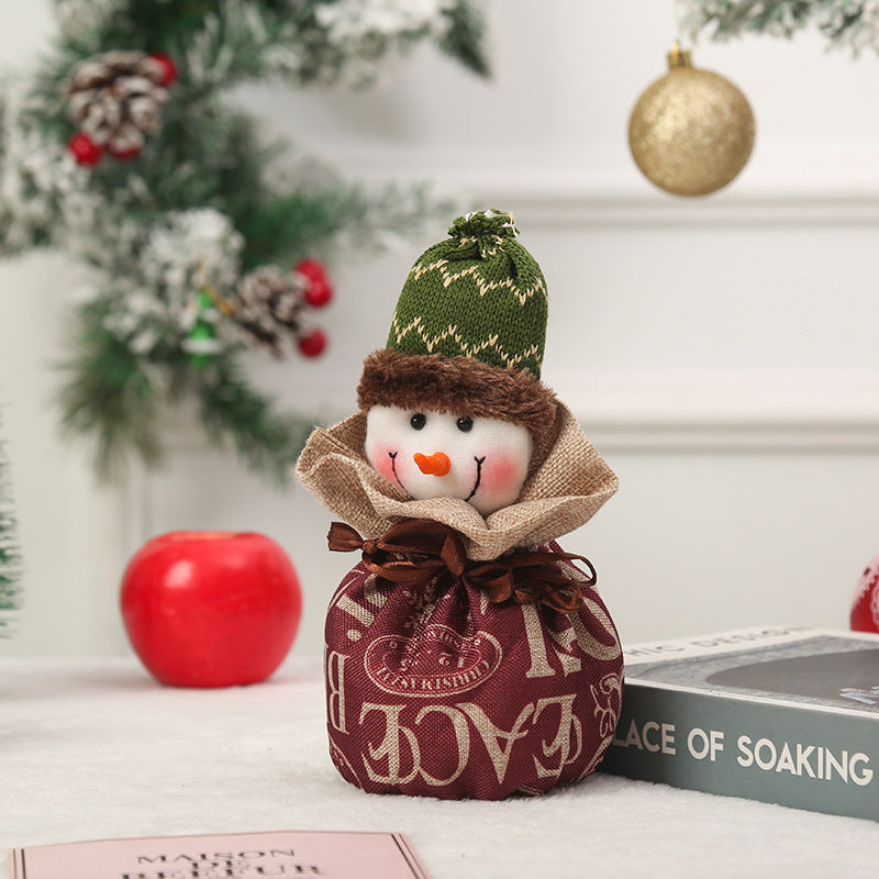 Cute Christmas gift bag in reindeer design