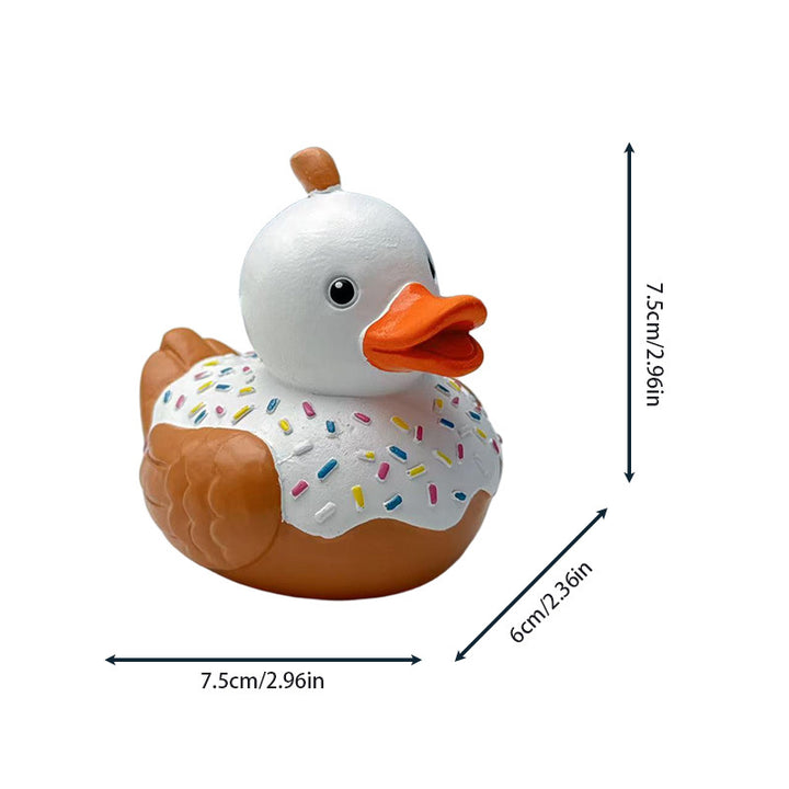 Decorative figure rubber duck with surprise element