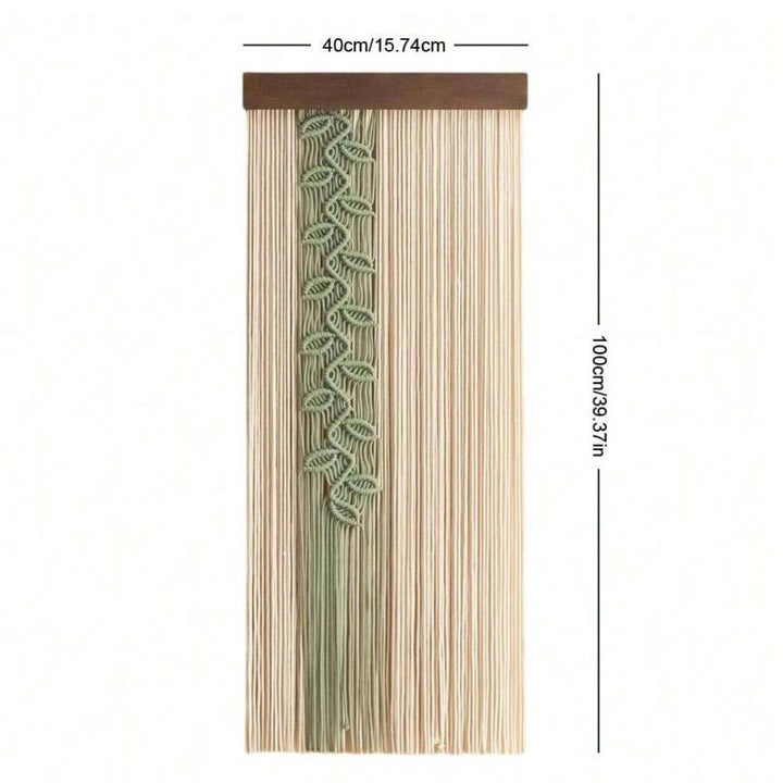 Macrame Leaf Wall Hanging Decor