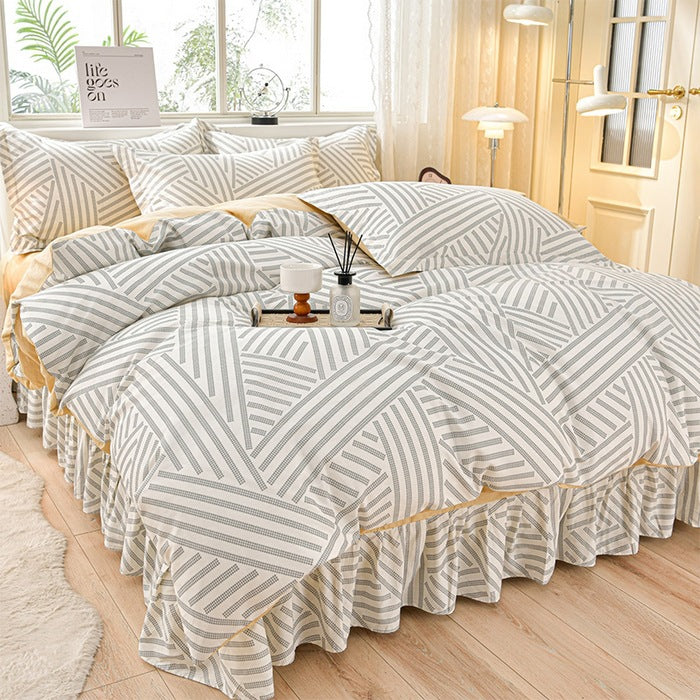 Floral Design Comforter Set