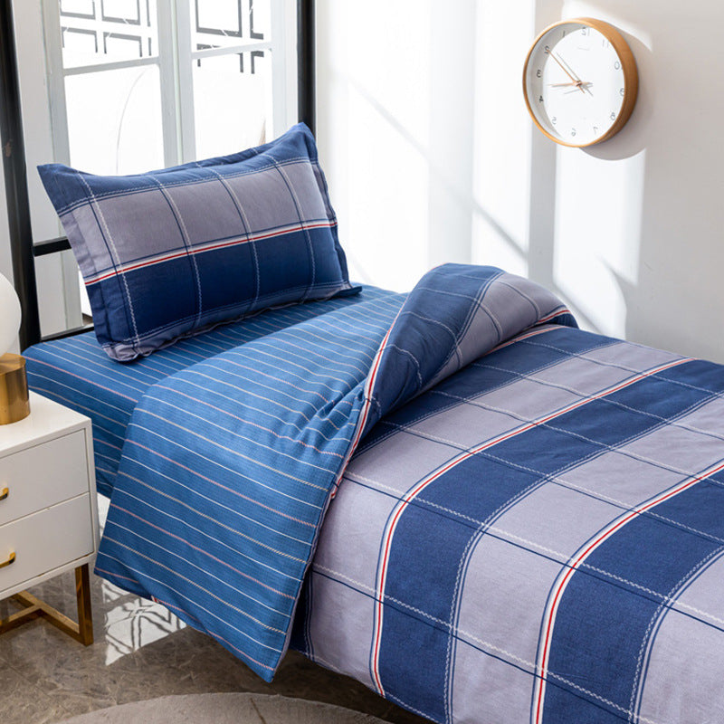 Modern Plaid Bedding Set