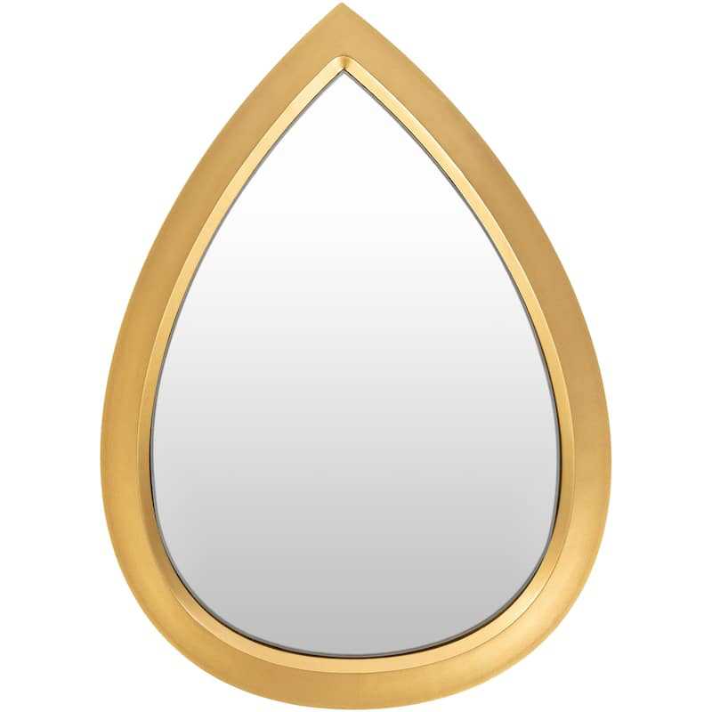 Drop-Shaped Decorative Wall Mirror