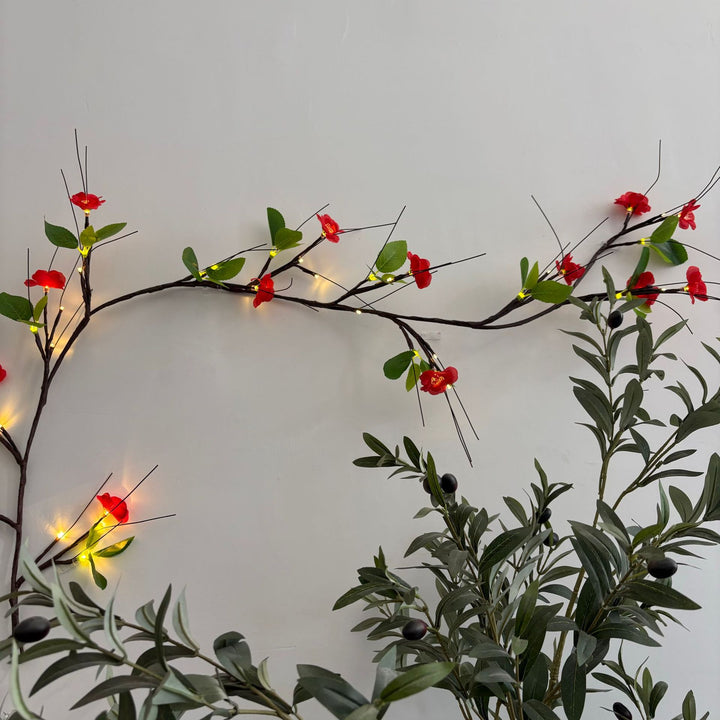 Ornate LED Cherry Blossom Wall Light