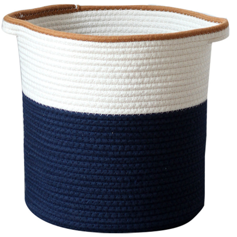 Handcrafted storage basket in modern design