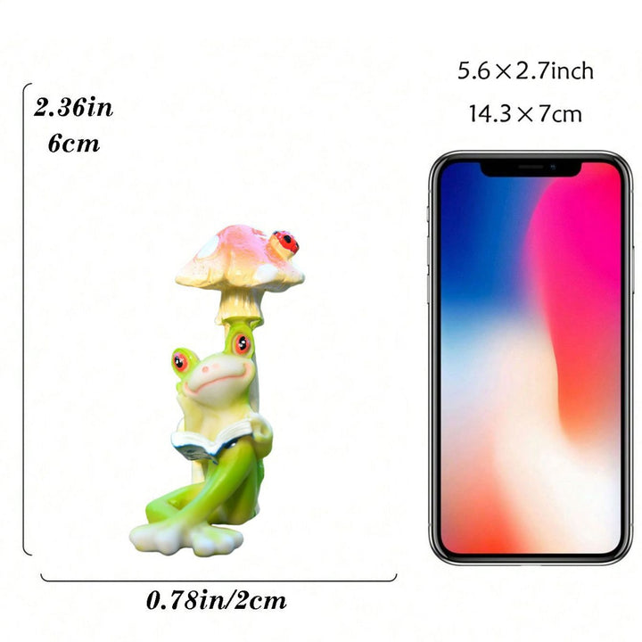 Whimsical Frog Figurine