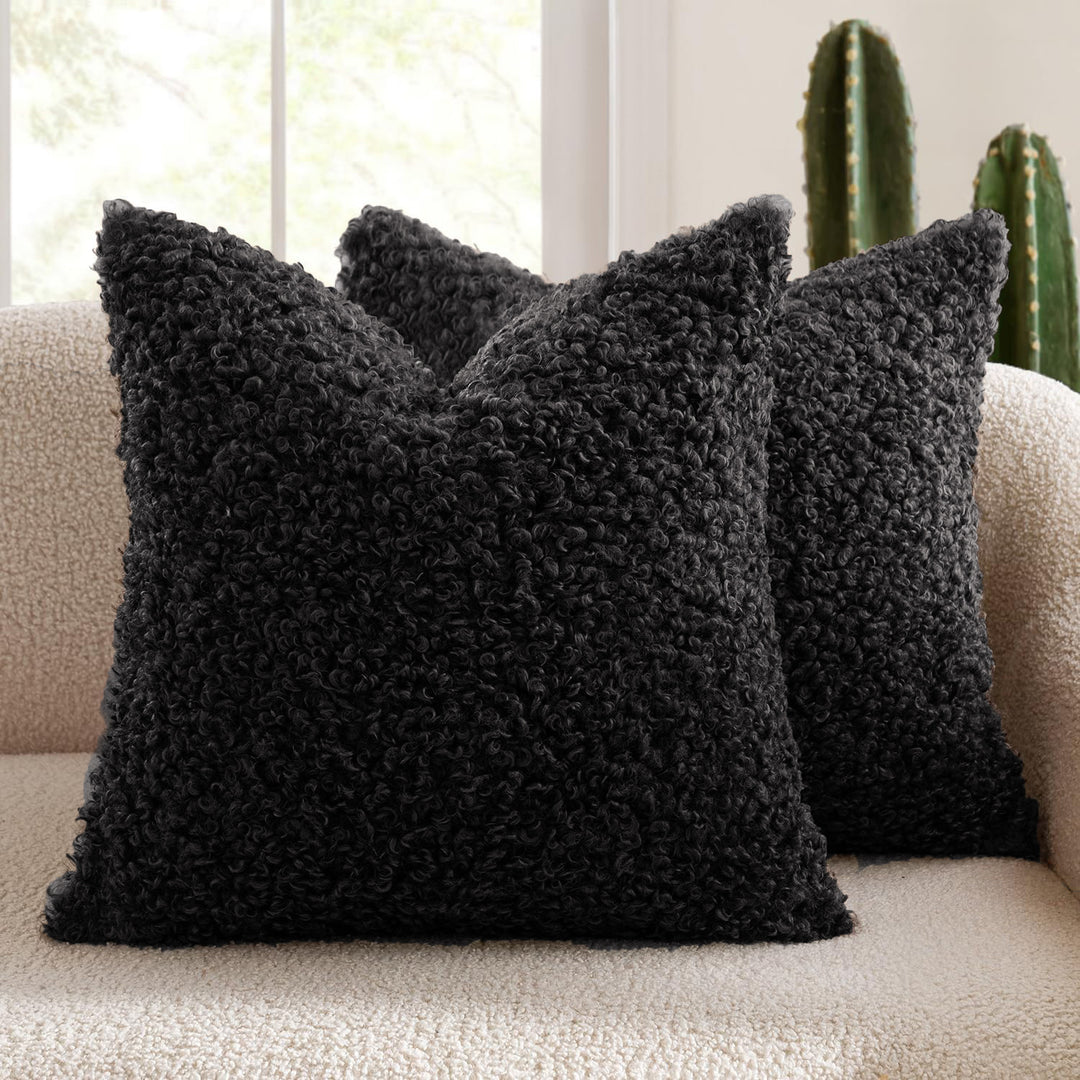 Plush Textured Decorative Cushion