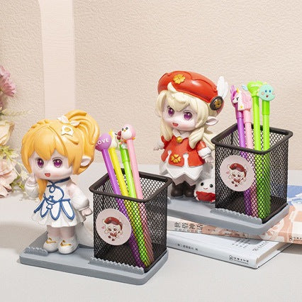 Marker holder with figures