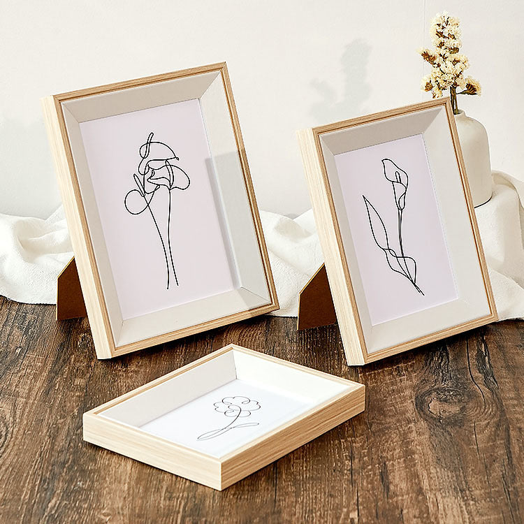 Minimalist Line Art Frame for Wall Decor