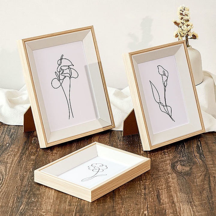Minimalist Line Art Frame for Wall Decor