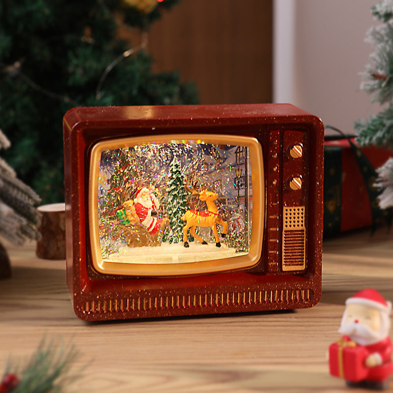 Nostalgic Snow Globe TV