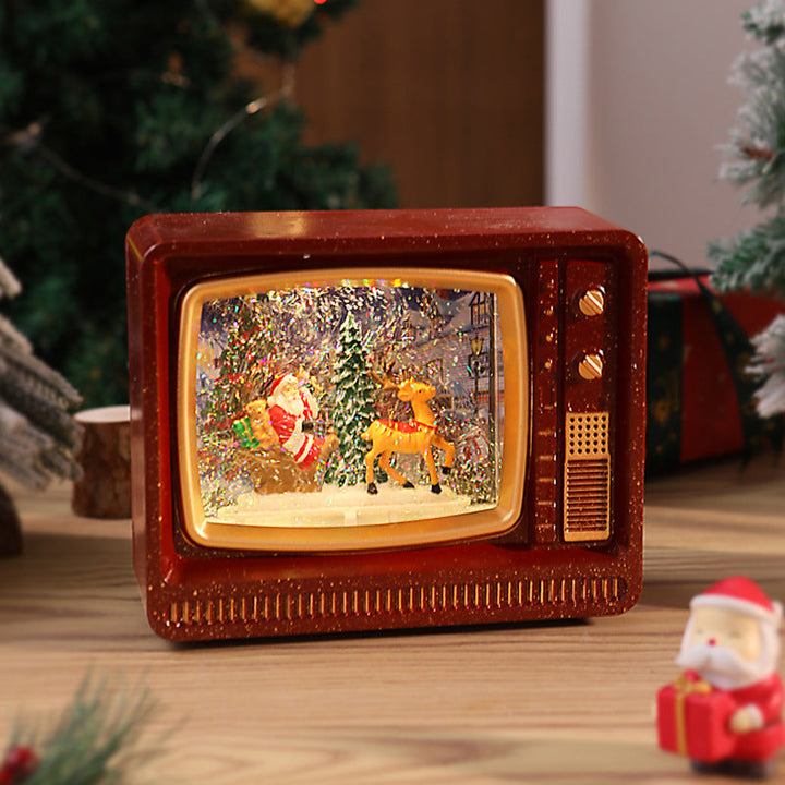 Nostalgic Snow Globe TV