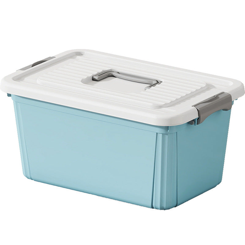 Storage box with wheels
