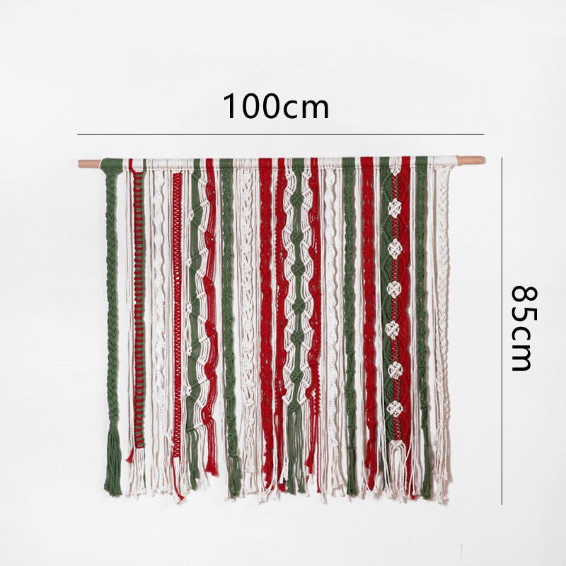 Wall hanging made of woven material