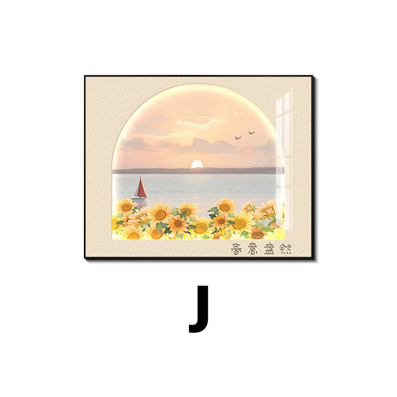 Floral Landscape Canvas Art