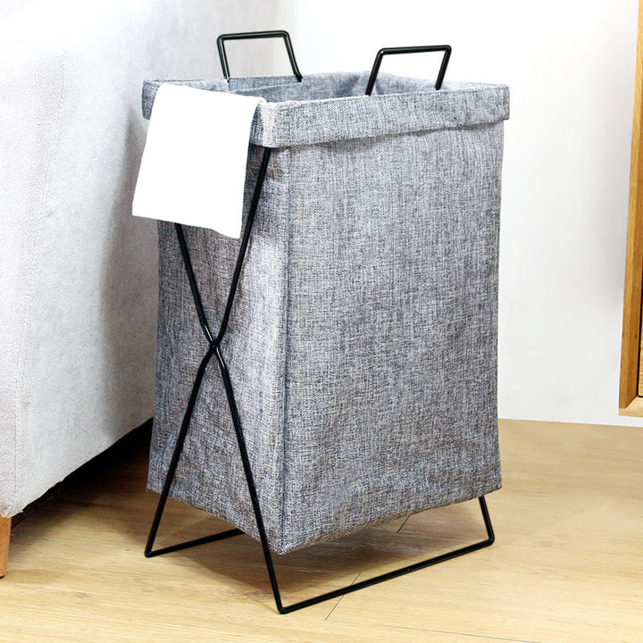 Laundry basket with sturdy frame