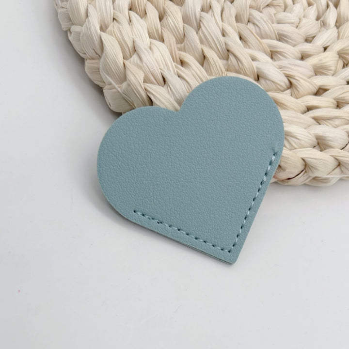 Heart-Shaped Leather Accessory