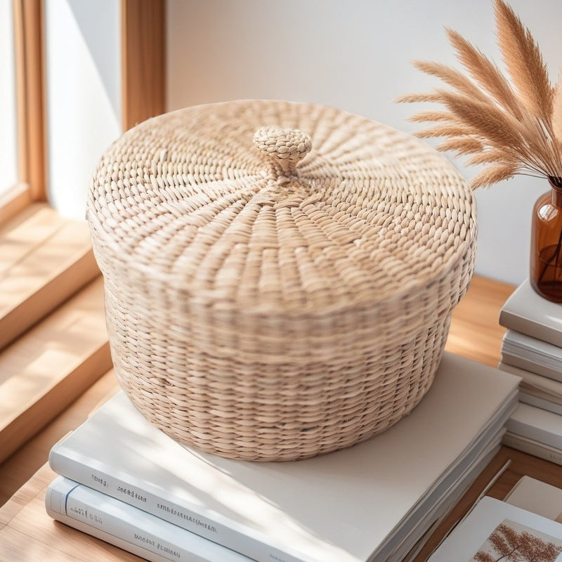 Decorative Natural Fiber Storage Box