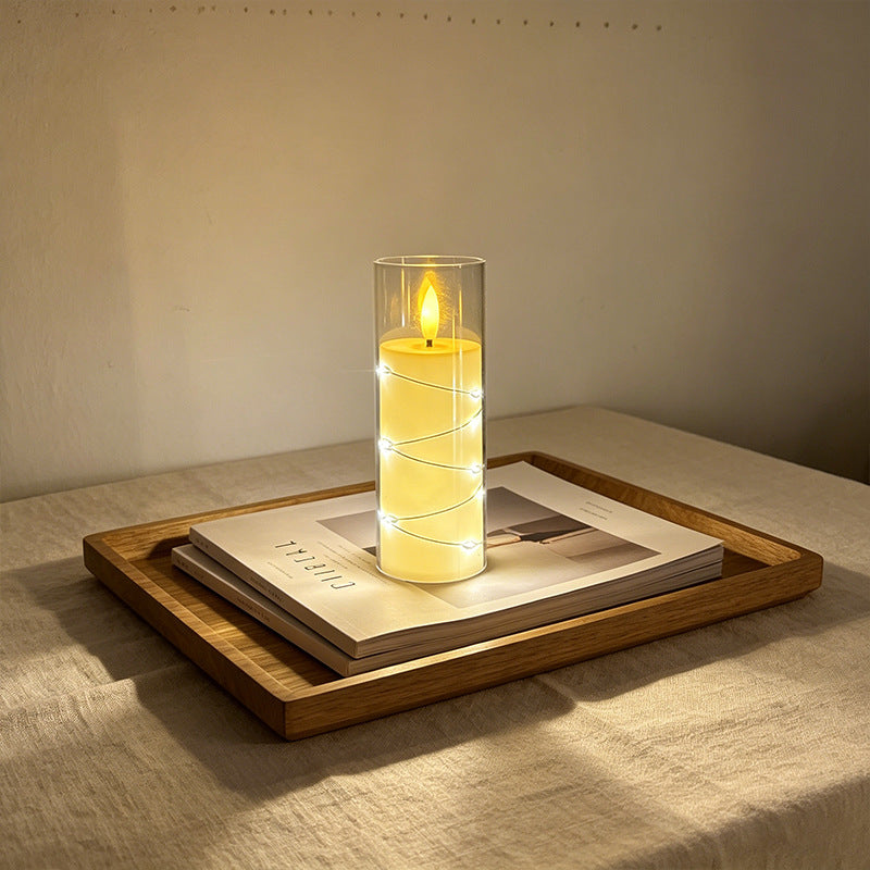 LED Scented Candle with Flame Effect