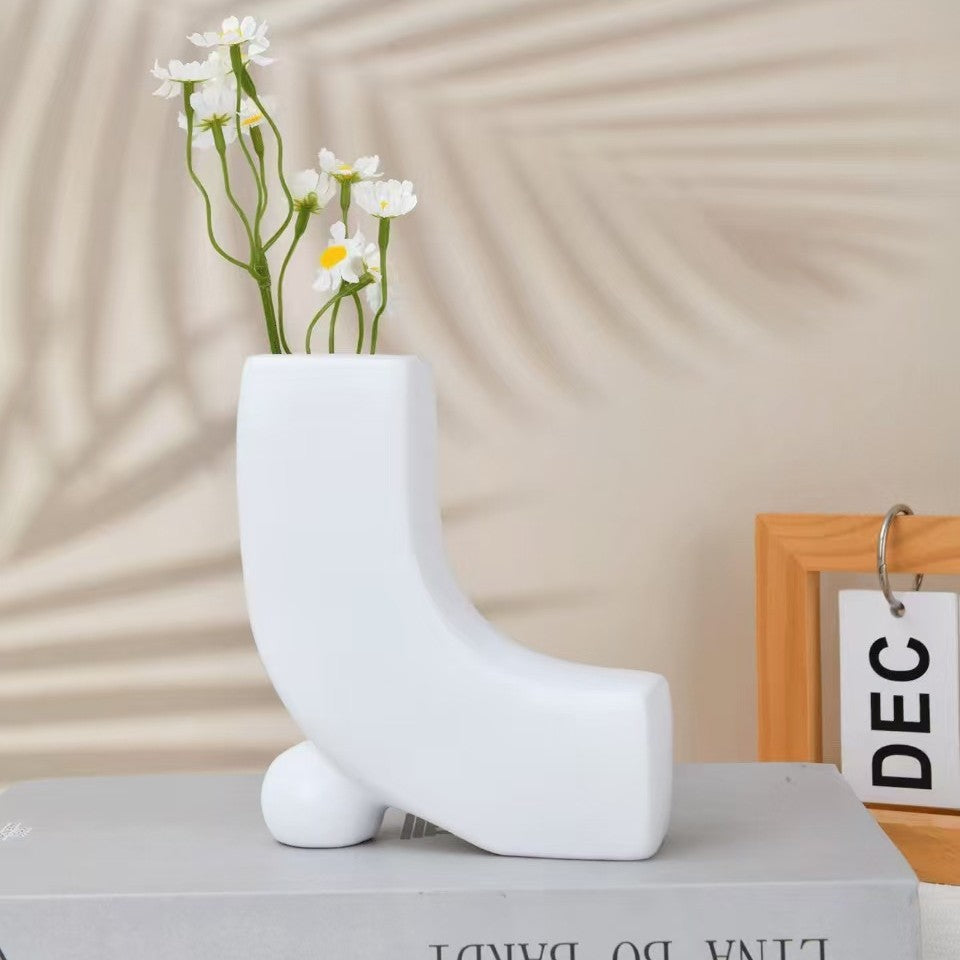 Modern Abstract Ceramic Candle Holder