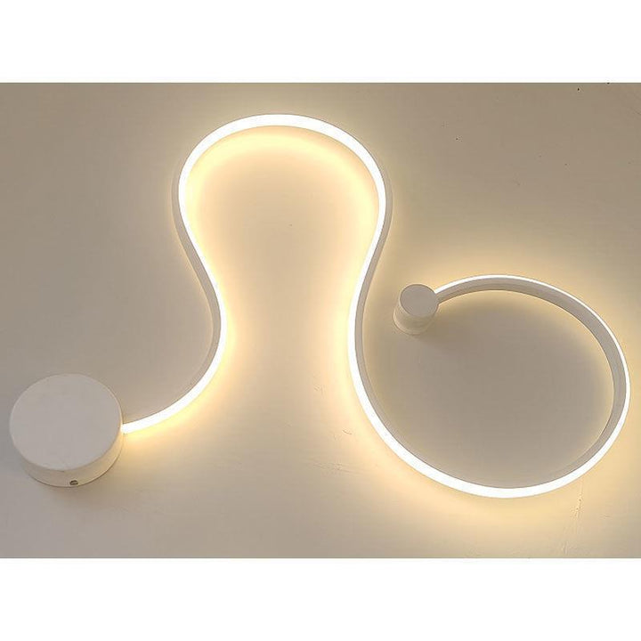 Sculptural LED Wave Wall Lamp