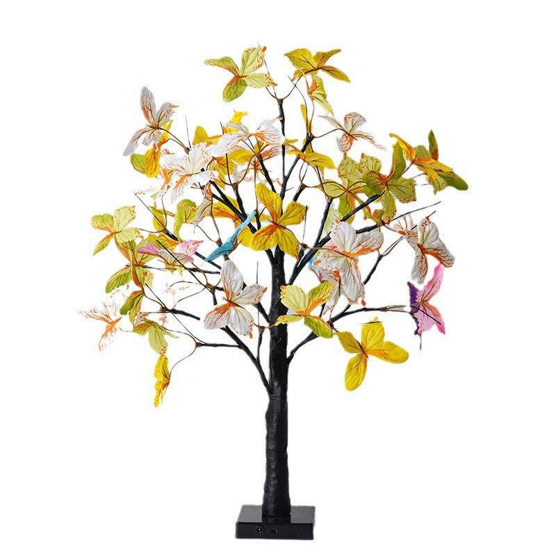 LED Butterfly Blossom Branch Table Lamp