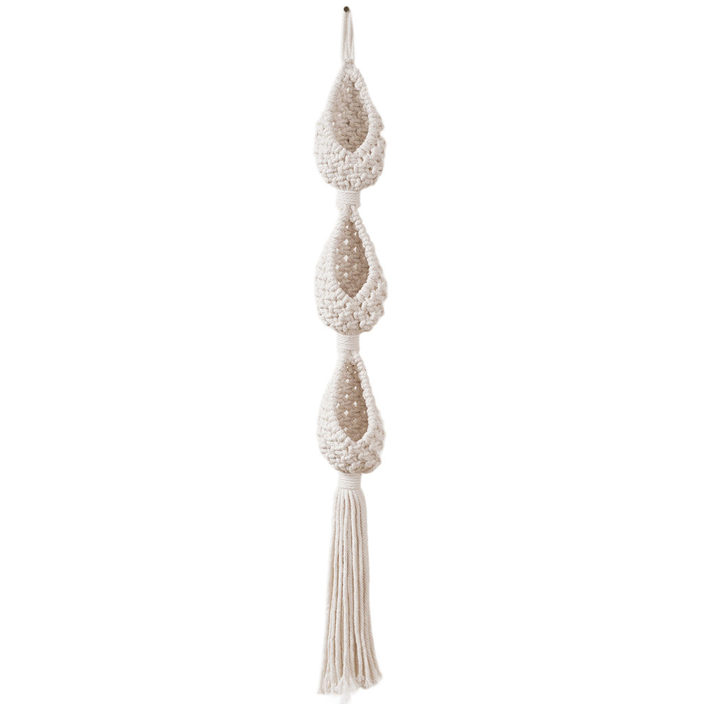 Macramé Plant Holder with Decorative Hanging Design