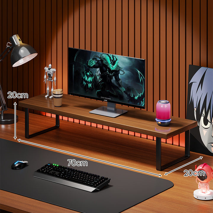 Solid Wood Monitor Riser Shelf