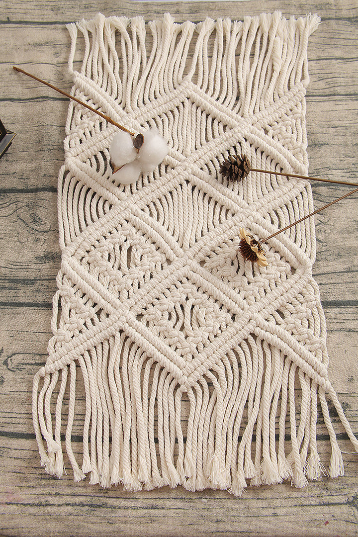 Bohemian Woven Macrame Table Runner