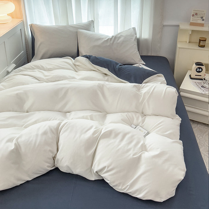Lightweight Breathable Cotton Duvet Cover Set