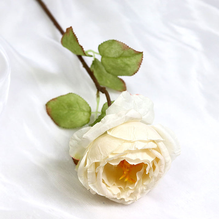 Elegant Decorative Silk Rose Stem
