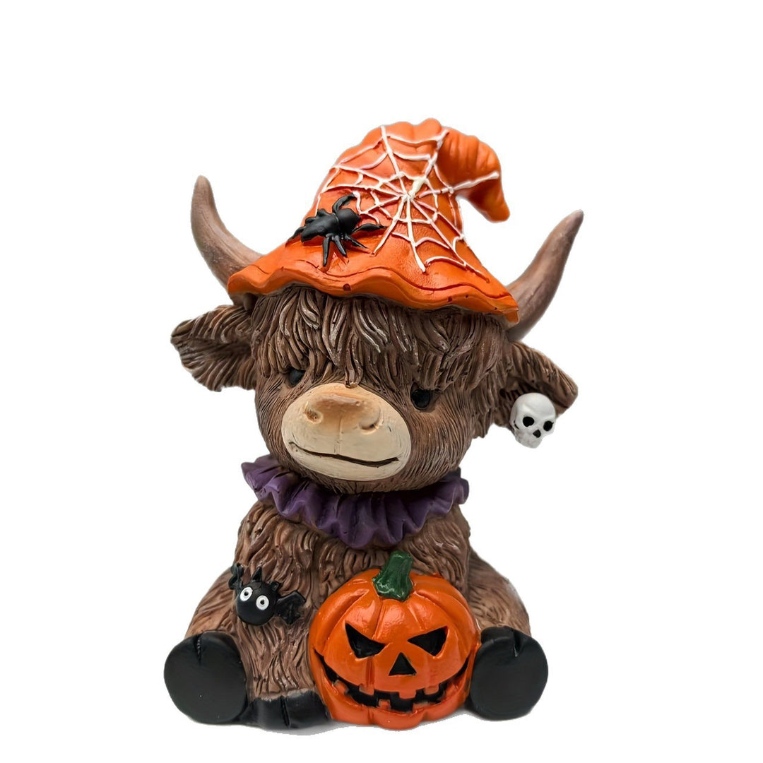 Decorative Highland Cattle Figure