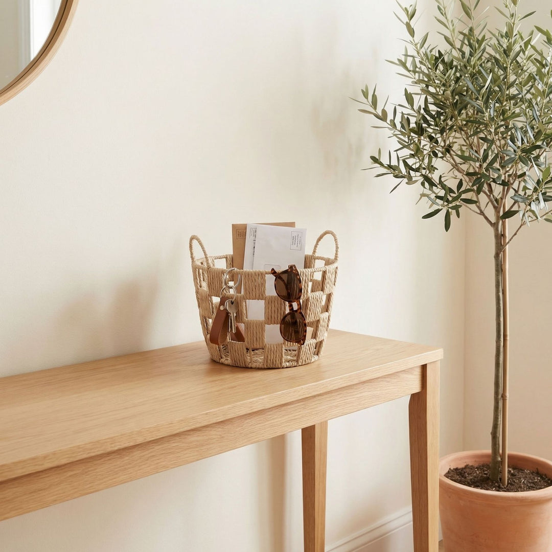 Basket set with handles