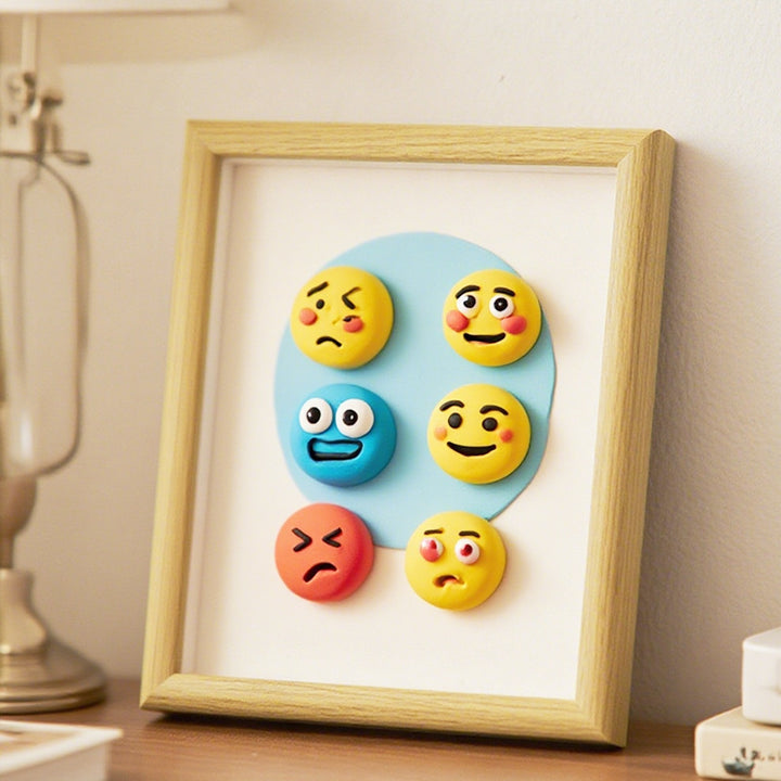 Decorative Emoji Art Piece