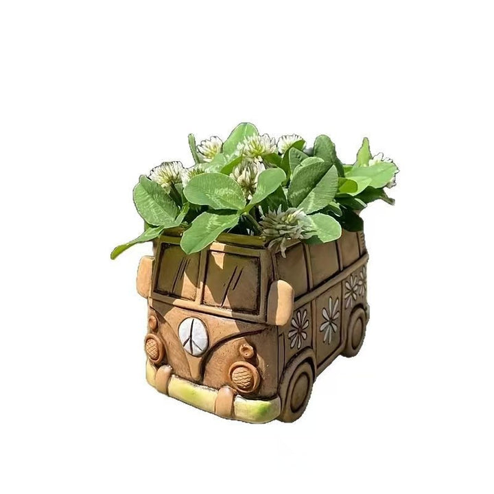 Vintage Volkswagen Van Planter