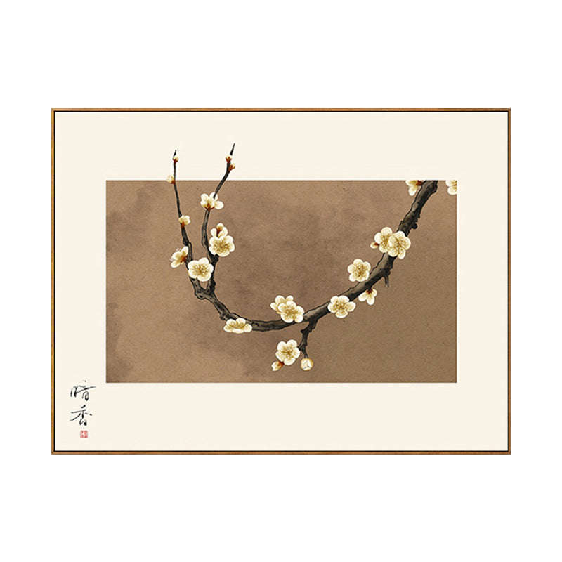 Elegant Framed Floral Blossom Art Print